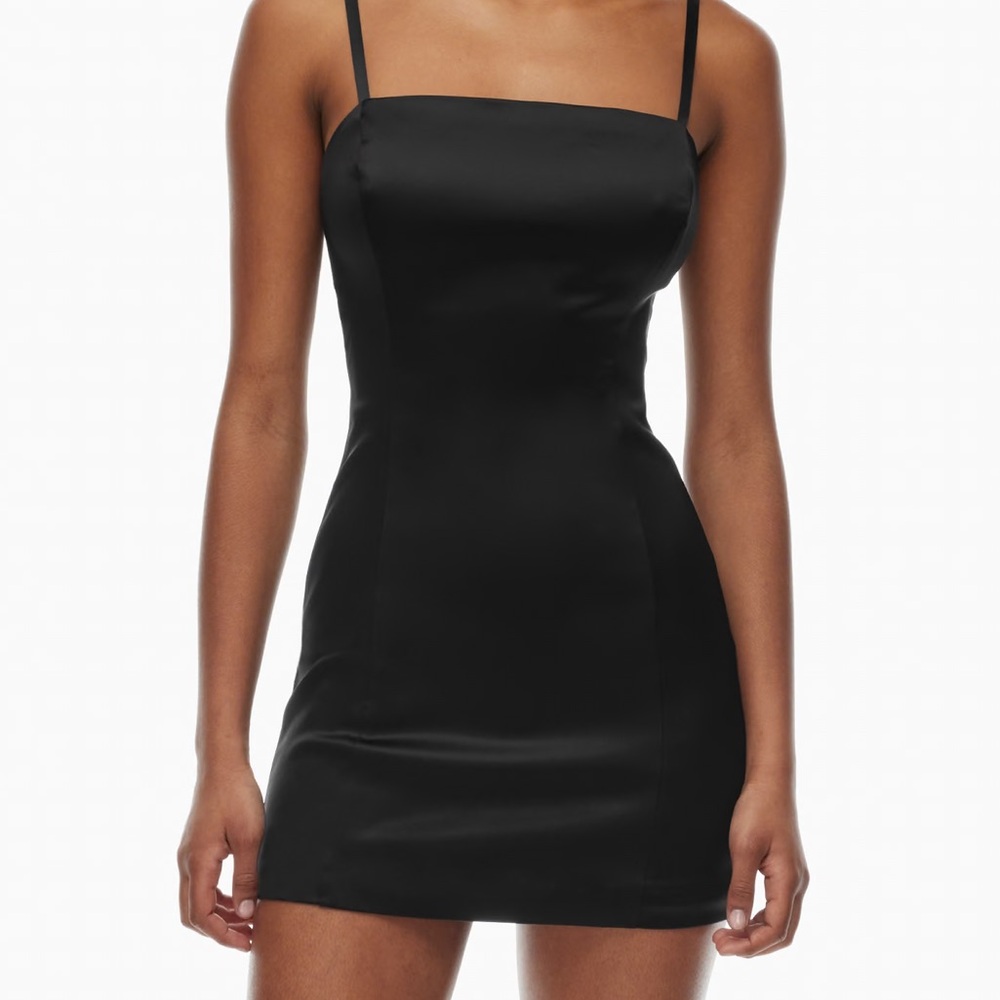 Aritzia satin mini dress - size 2 never worn